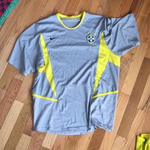 Nike - Grey Brazilian Soccer Jersey